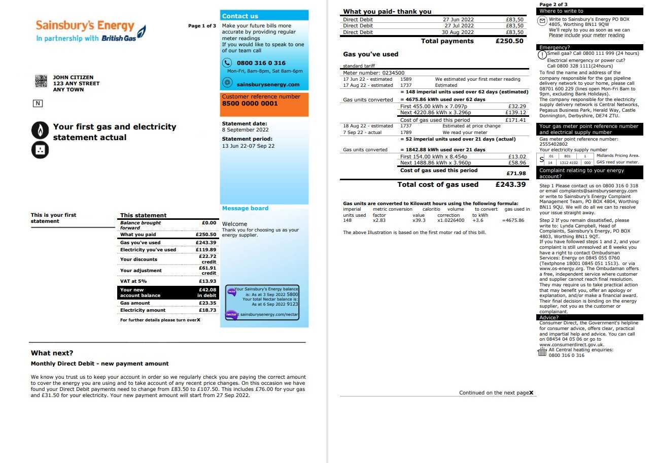  Minol USA business utility bill 